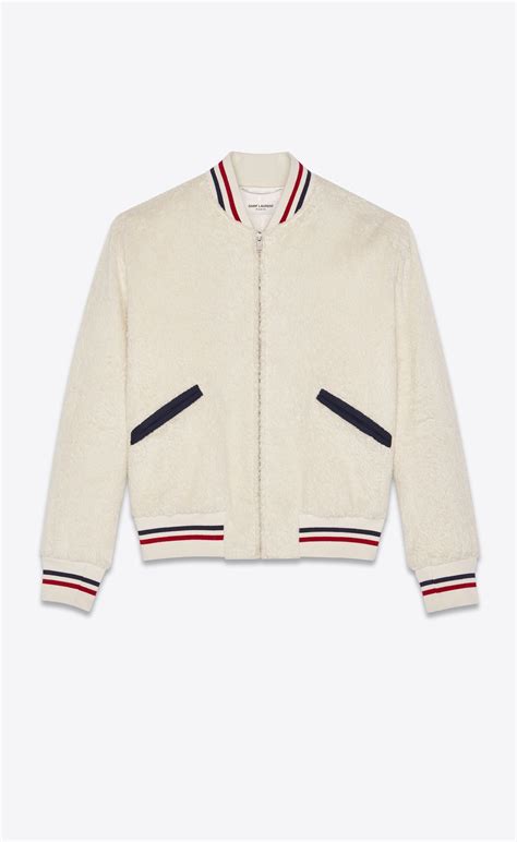 ysl faux fur teddy